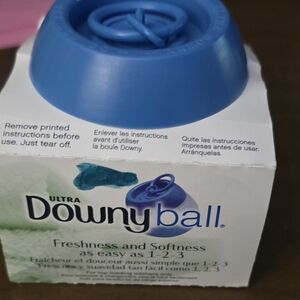 New Downy Ultra Ball Fabric Enhancer Plastic Clear Liquid Softener Dispenser 1pc